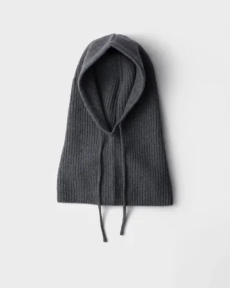 Wool and Cashmere Knit Hood