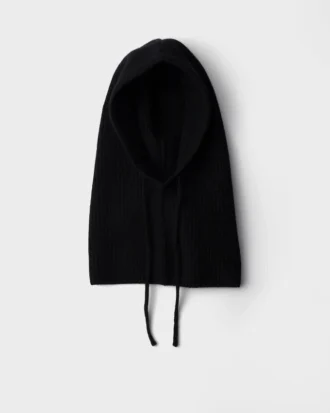 Wool and Cashmere Knit Hood