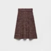 Wool and Cashmere Knit Skirt