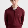 Wool and Silk Polo Sweater