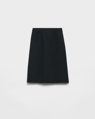 Wool Hopsack Skirt