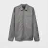 Wool Zipper Shirt