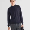 Worsted Wool Turtleneck Sweater